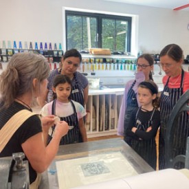 Holiday Family Printmaking Day - Drypoint and Monoprinting
