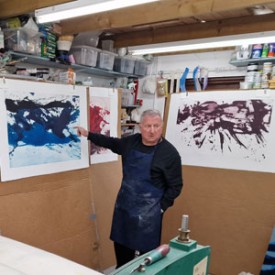 Ross Loveday – Pushing the Barriers using Collagraph with Carborundum